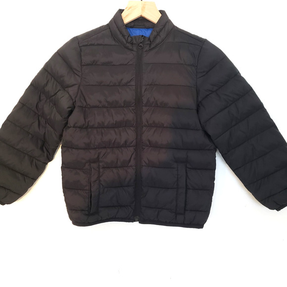 OLD NAVY Black SIZE 6-7 Lightweight Boys Packable Rain Jacket Unisex - Picture 2 of 12